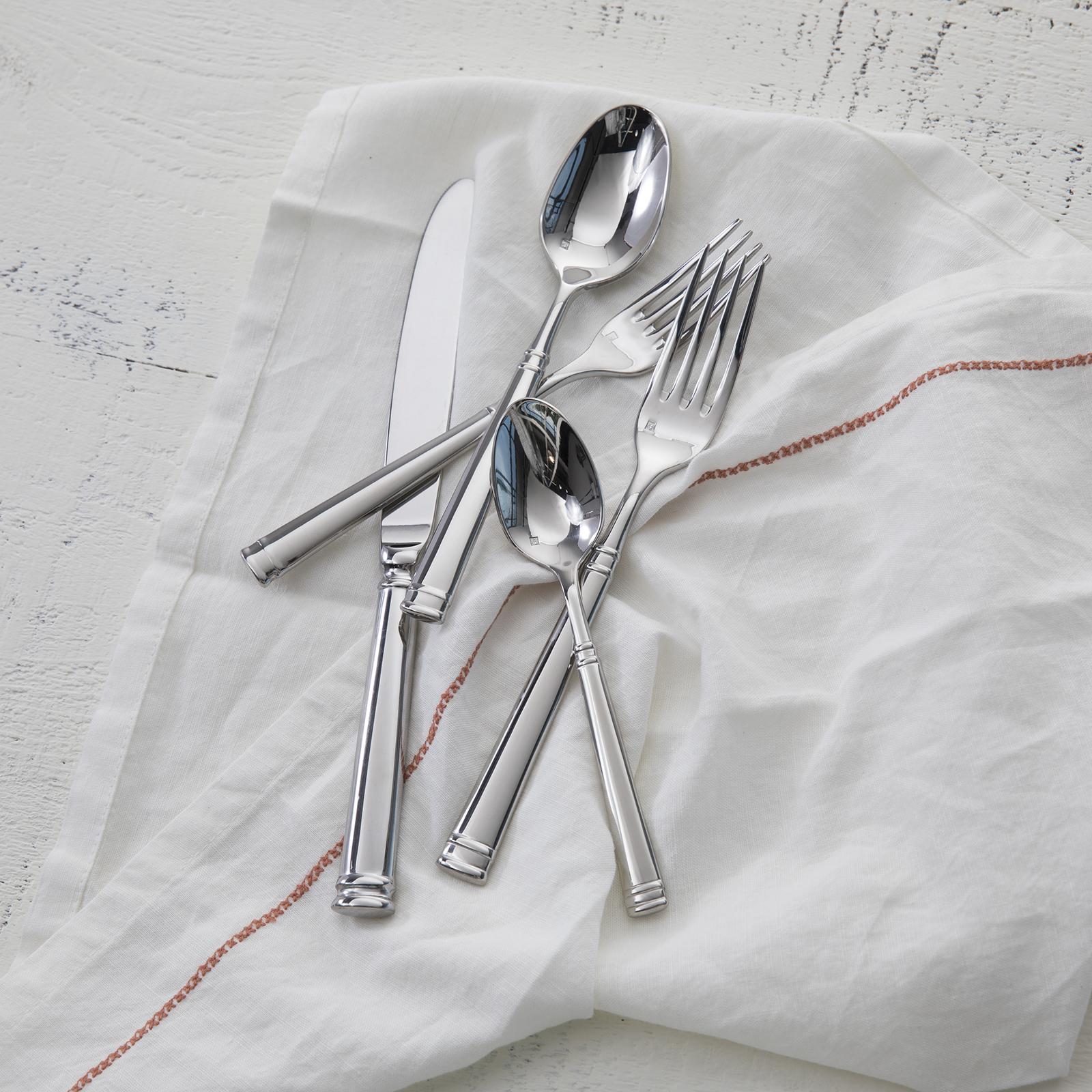 Bistro 5-Piece Flatware Set, Service for 1 8 Bistro 5-Piece Flatware Set, Service for 1