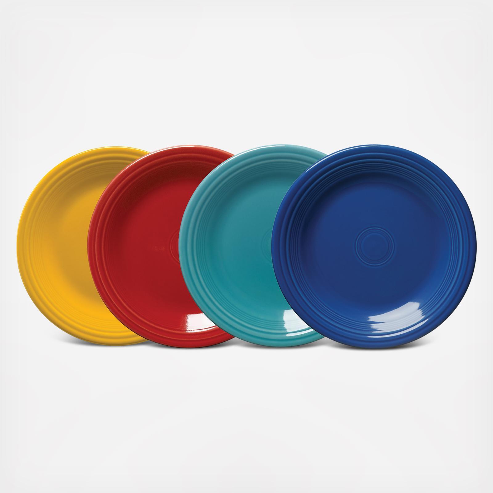 Classic Rim Assorted Dinner Plate, Set of 4 1 Classic Rim Assorted Dinner Plate, Set of 4