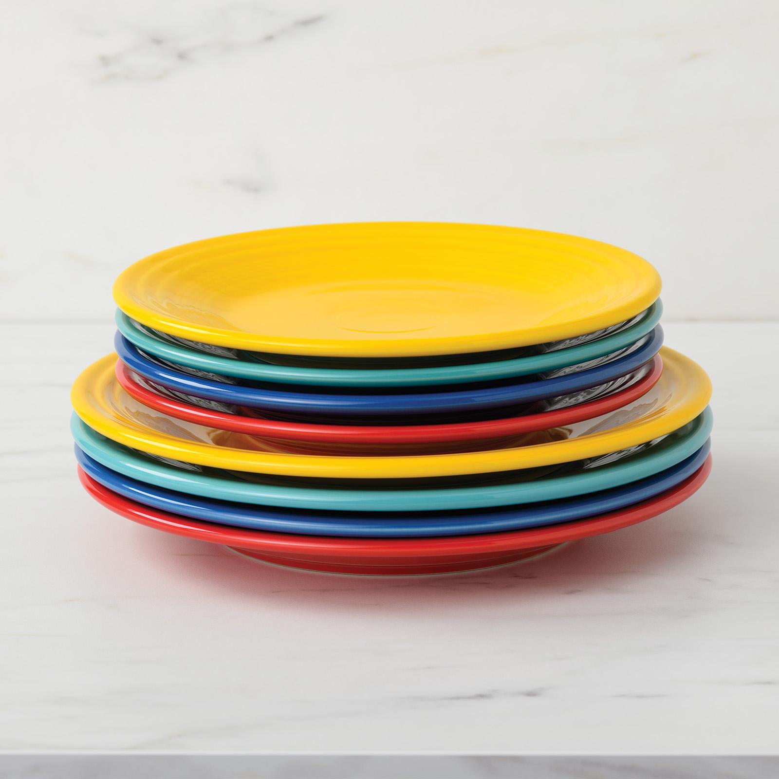 Classic Rim Assorted Dinner Plate, Set of 4 2 Classic Rim Assorted Dinner Plate, Set of 4