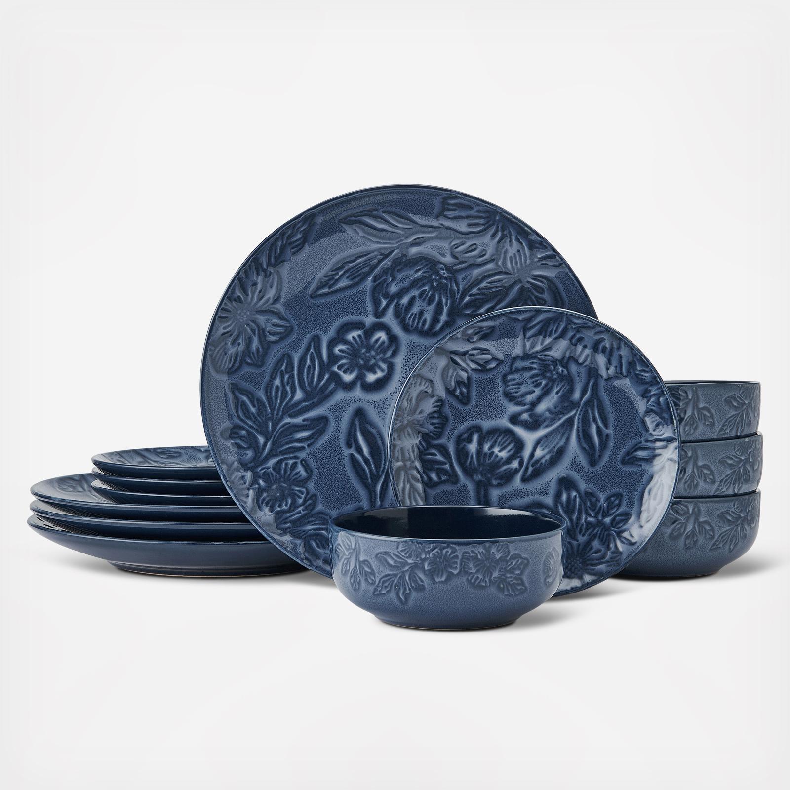 Garden Elegance 12-Piece Dinnerware Set, Service for 4 2 Garden Elegance 12-Piece Dinnerware Set, Service for 4