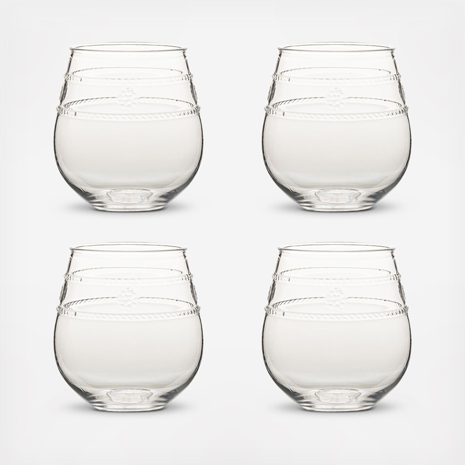 Isabella Acrylic Stemless Wine Glass, Set of 4 1 Isabella Acrylic Stemless Wine Glass, Set of 4