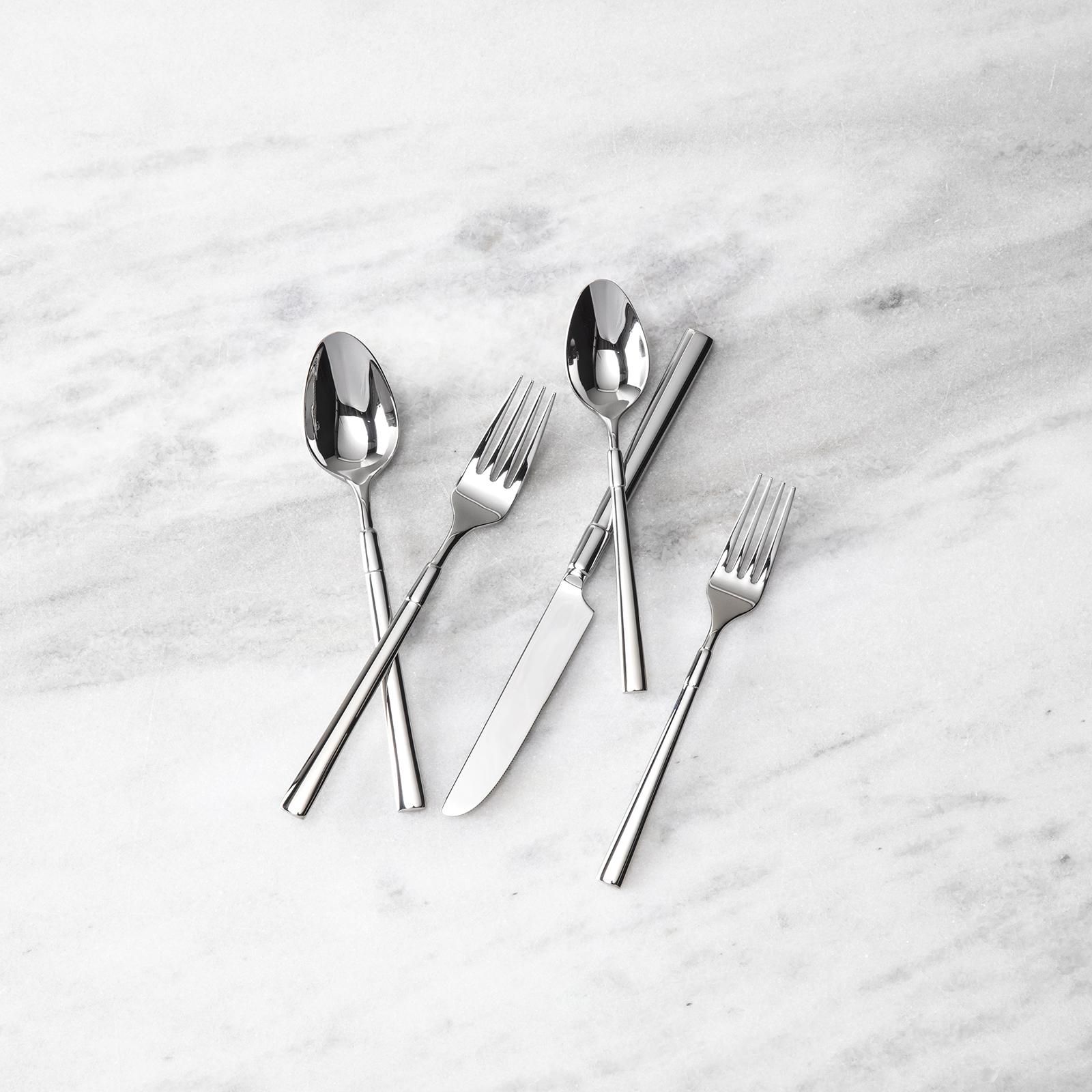 Lloyd 5-Piece Flatware Set, Service for 1 6 Lloyd 5-Piece Flatware Set, Service for 1