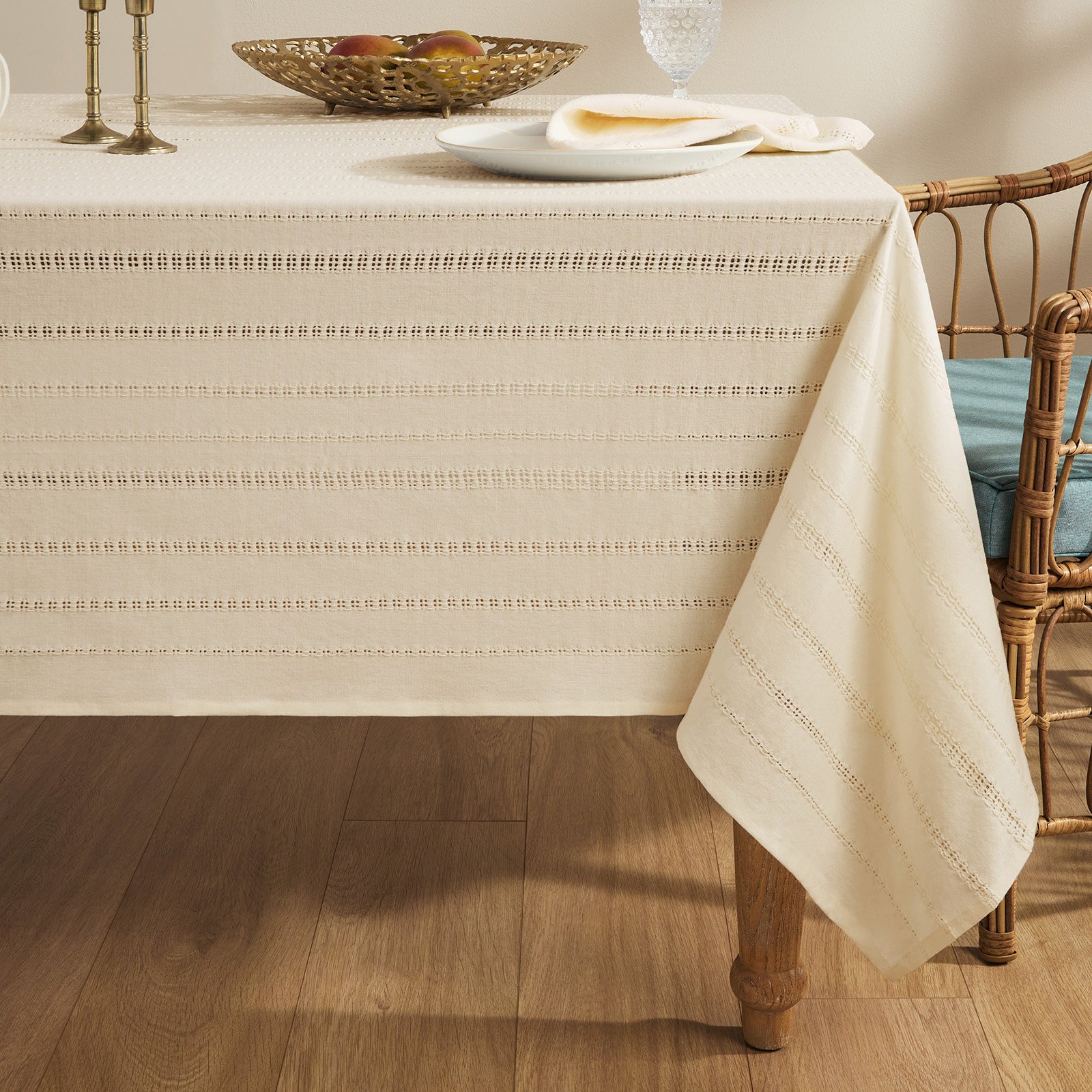 Leno Weave Tablecloth 1 Leno Weave Tablecloth