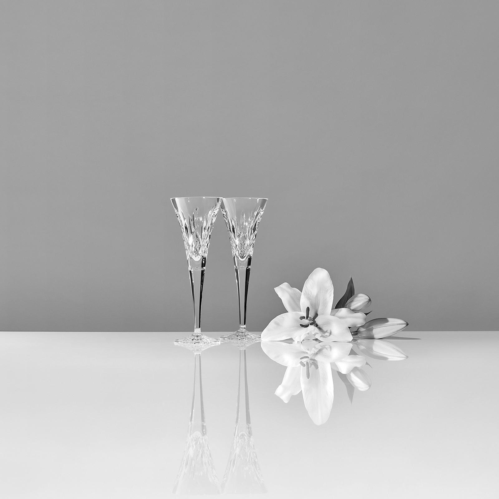 Lismore Champagne Toasting Flute Pair 3 Lismore Champagne Toasting Flute Pair