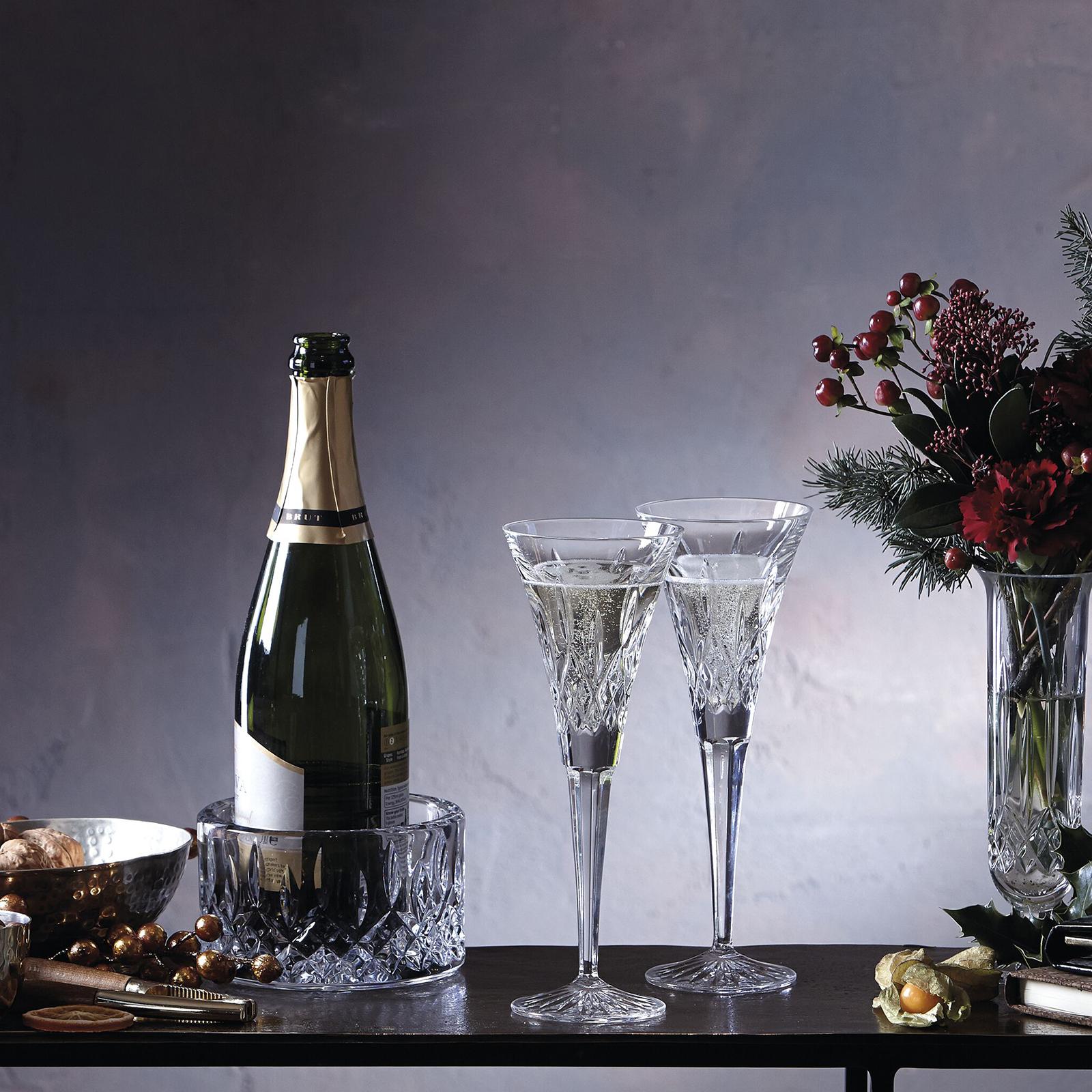 Lismore Champagne Toasting Flute Pair 4 Lismore Champagne Toasting Flute Pair