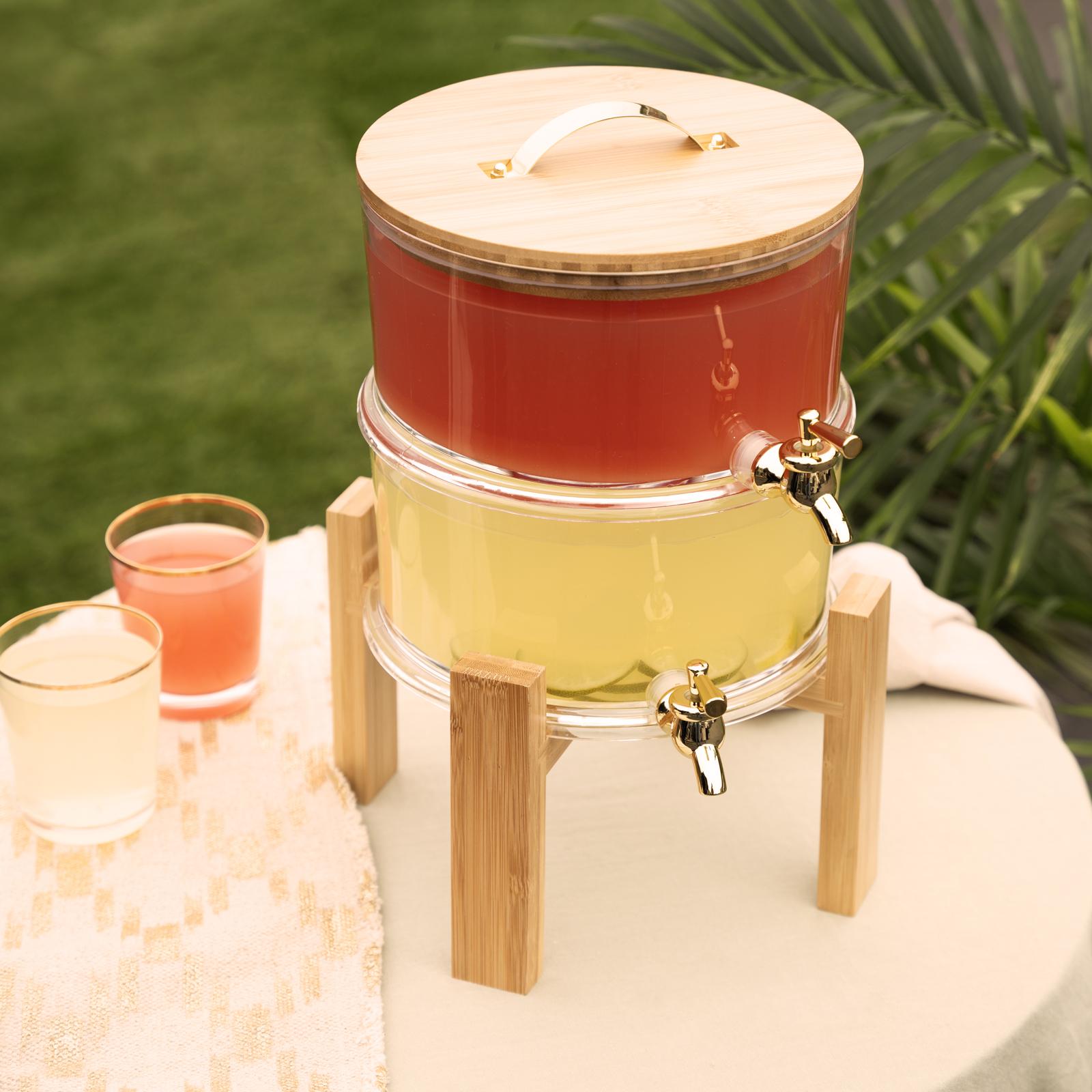 Modern Manor Double Drink Dispenser 1 Modern Manor Double Drink Dispenser