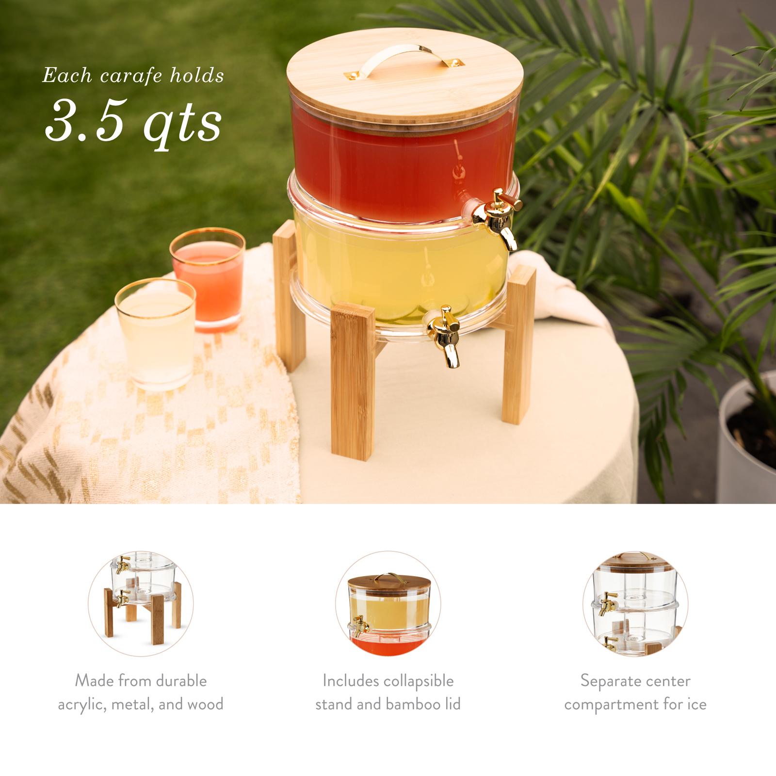 Modern Manor Double Drink Dispenser 7 Modern Manor Double Drink Dispenser