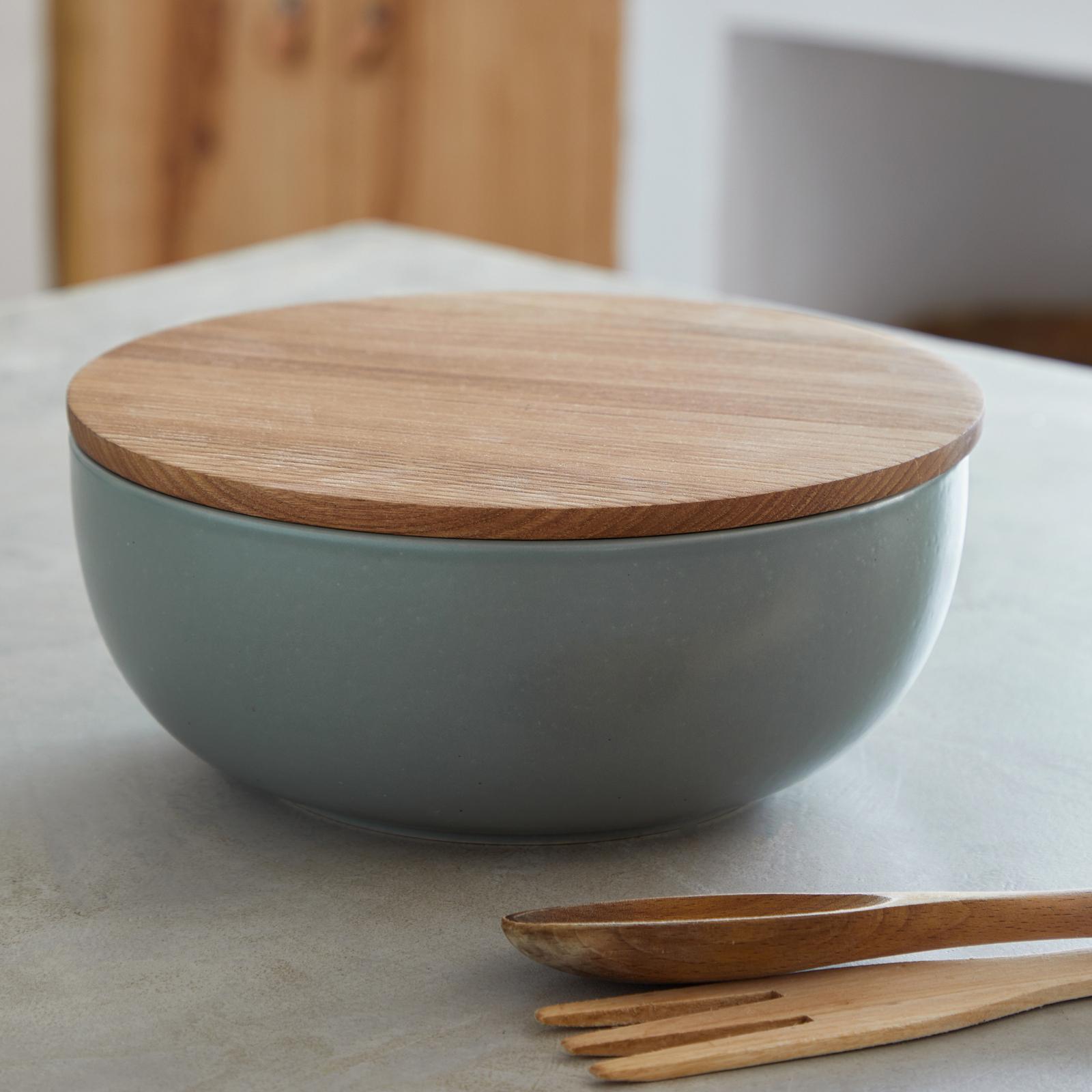 Pacifica 2-Piece Serving Bowl & Cutting Board Lid Set 1 Pacifica 2-Piece Serving Bowl & Cutting Board Lid Set