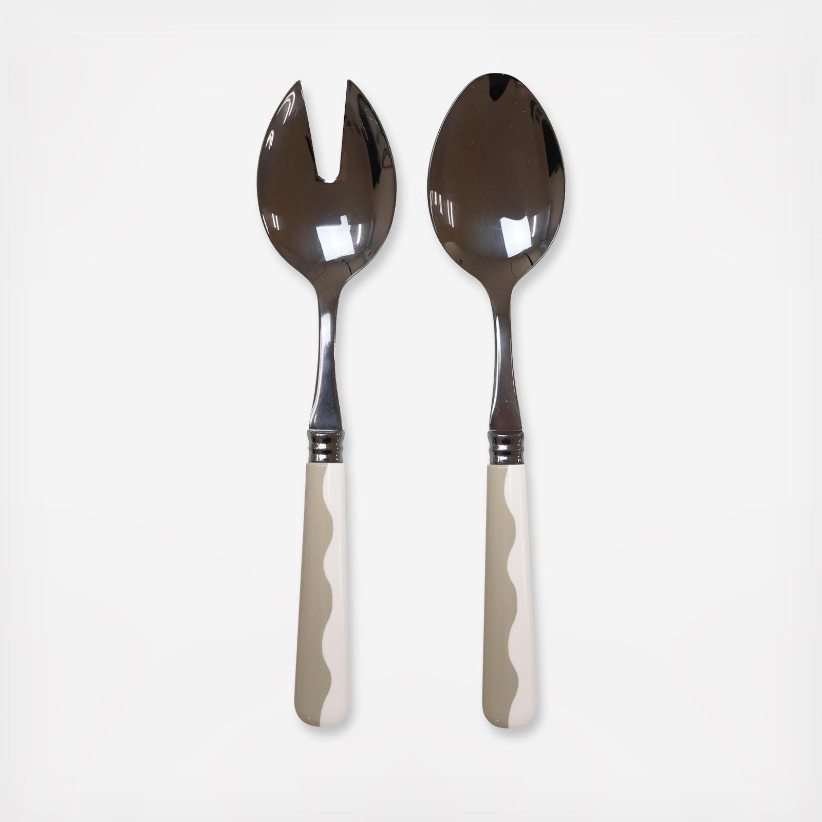 Palm Beach Wave Salad Servers 2 Palm Beach Wave Salad Servers