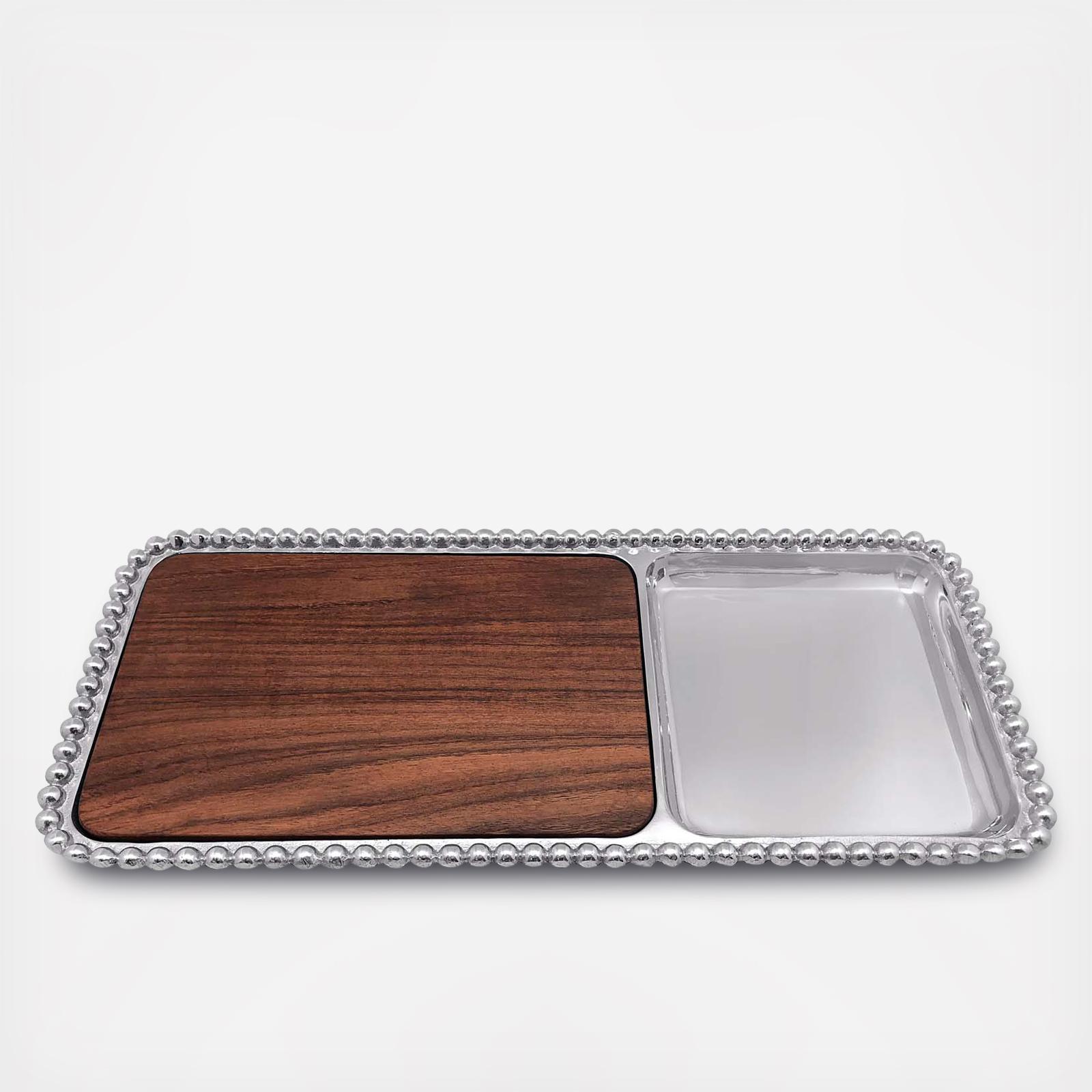 Pearled Cheese & Cracker Server 3 Pearled Cheese & Cracker Server