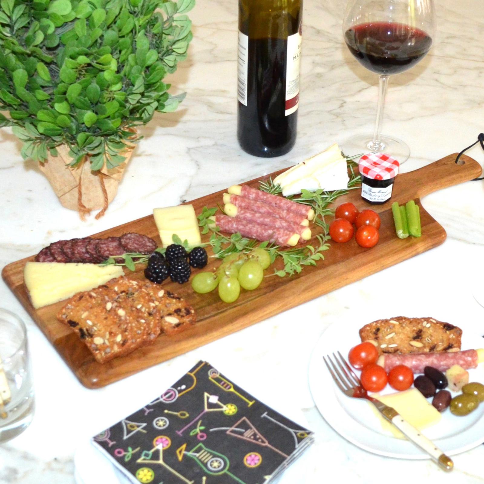 Personalized Engraved Acacia Charcuterie Serving Paddle 6 Personalized Engraved Acacia Charcuterie Serving Paddle