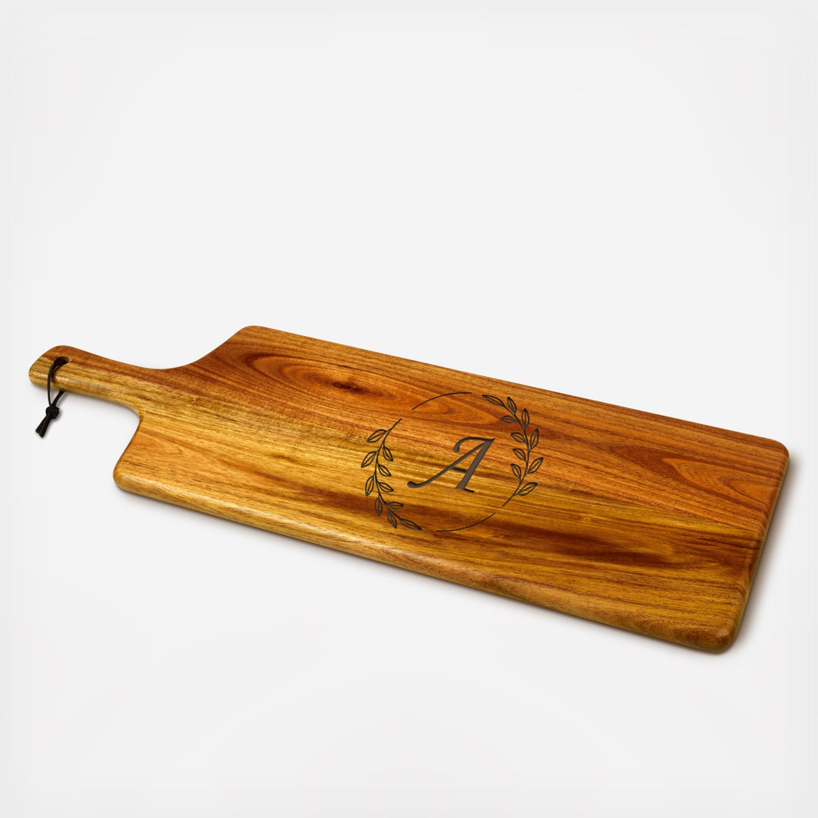 Personalized Engraved Acacia Charcuterie Serving Paddle