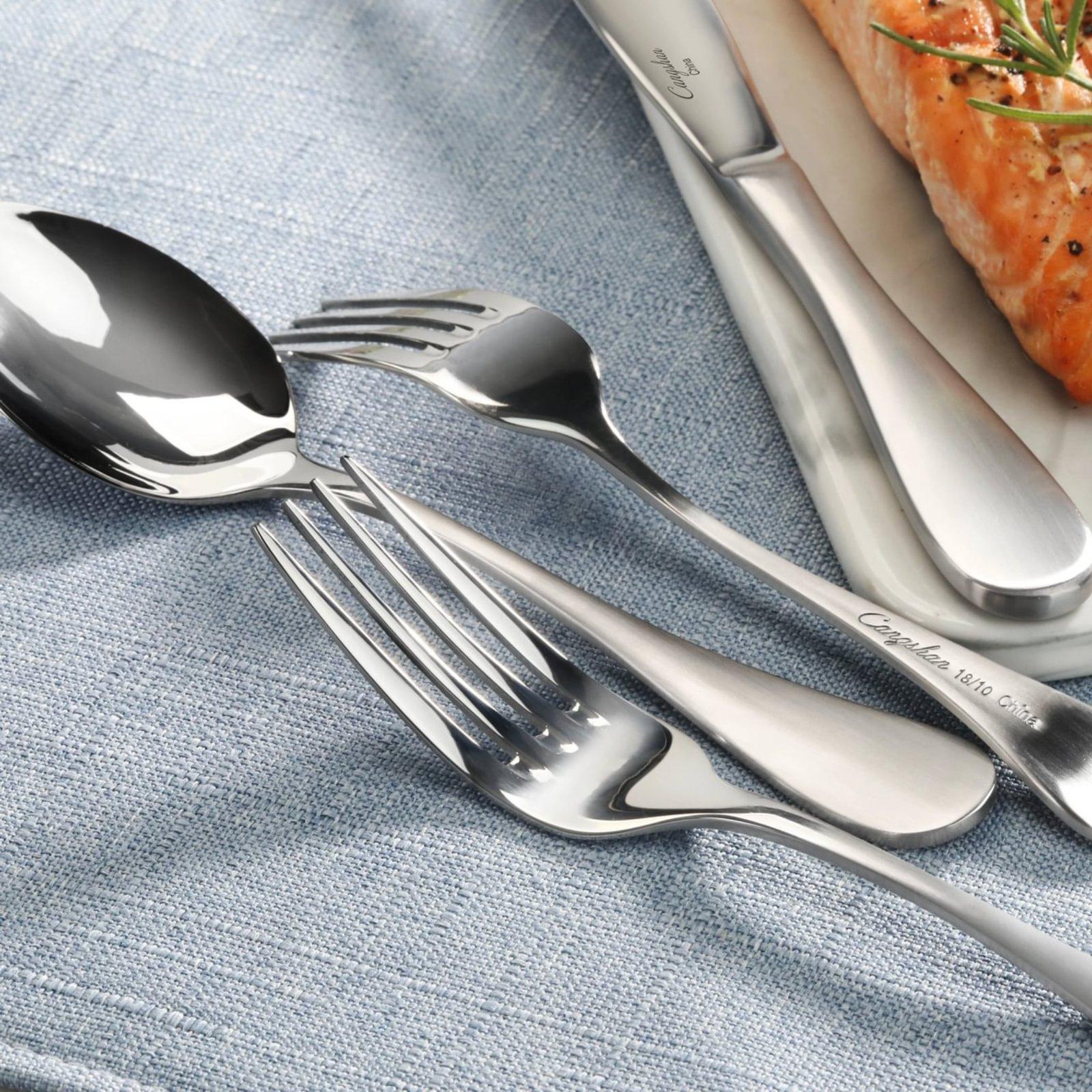 Rain Stainless 47-Piece Flatware Set, Service for 8 5 Rain Stainless 47-Piece Flatware Set, Service for 8