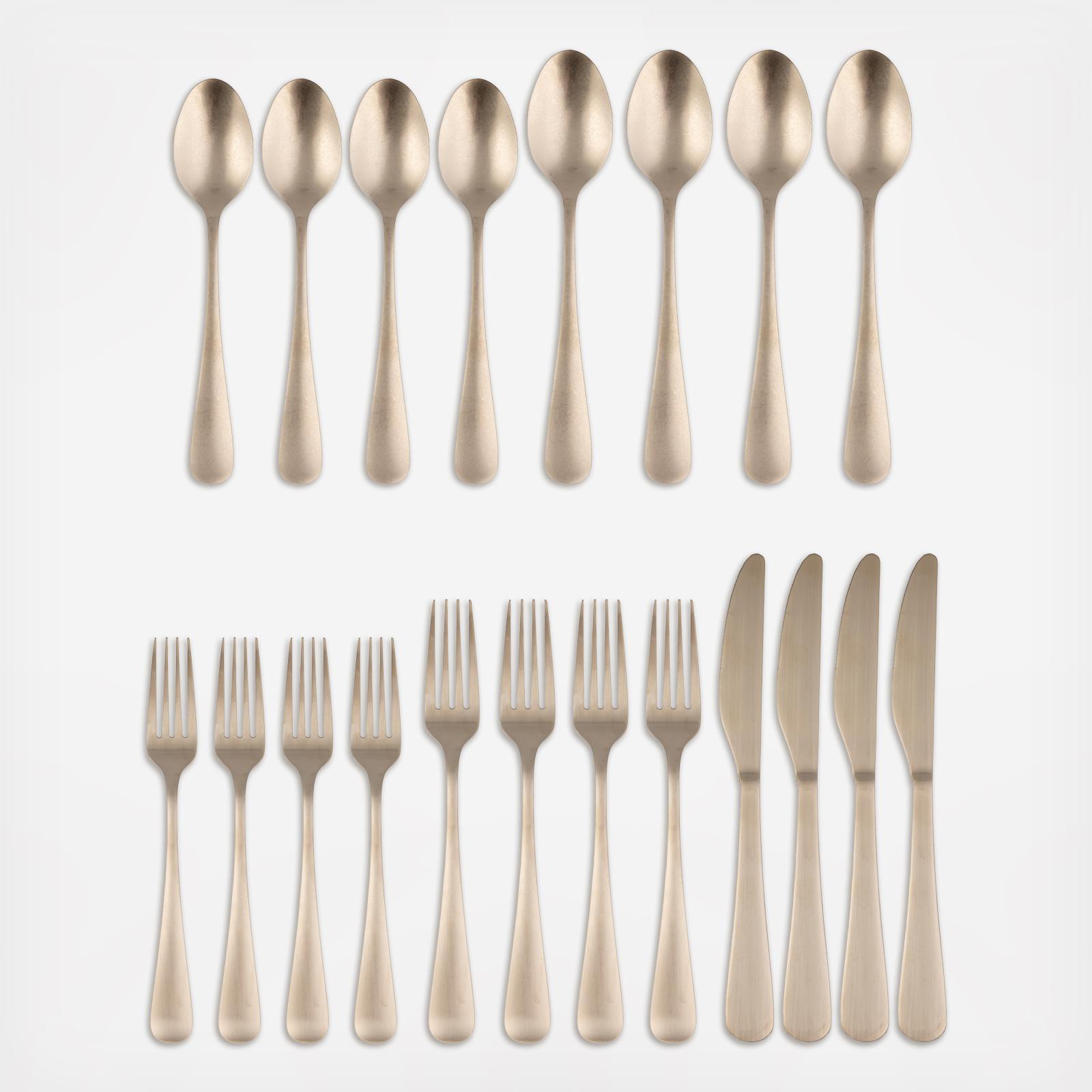 Rhiannon 20-Piece Flatware Set, Service for 4 5 Rhiannon 20-Piece Flatware Set, Service for 4