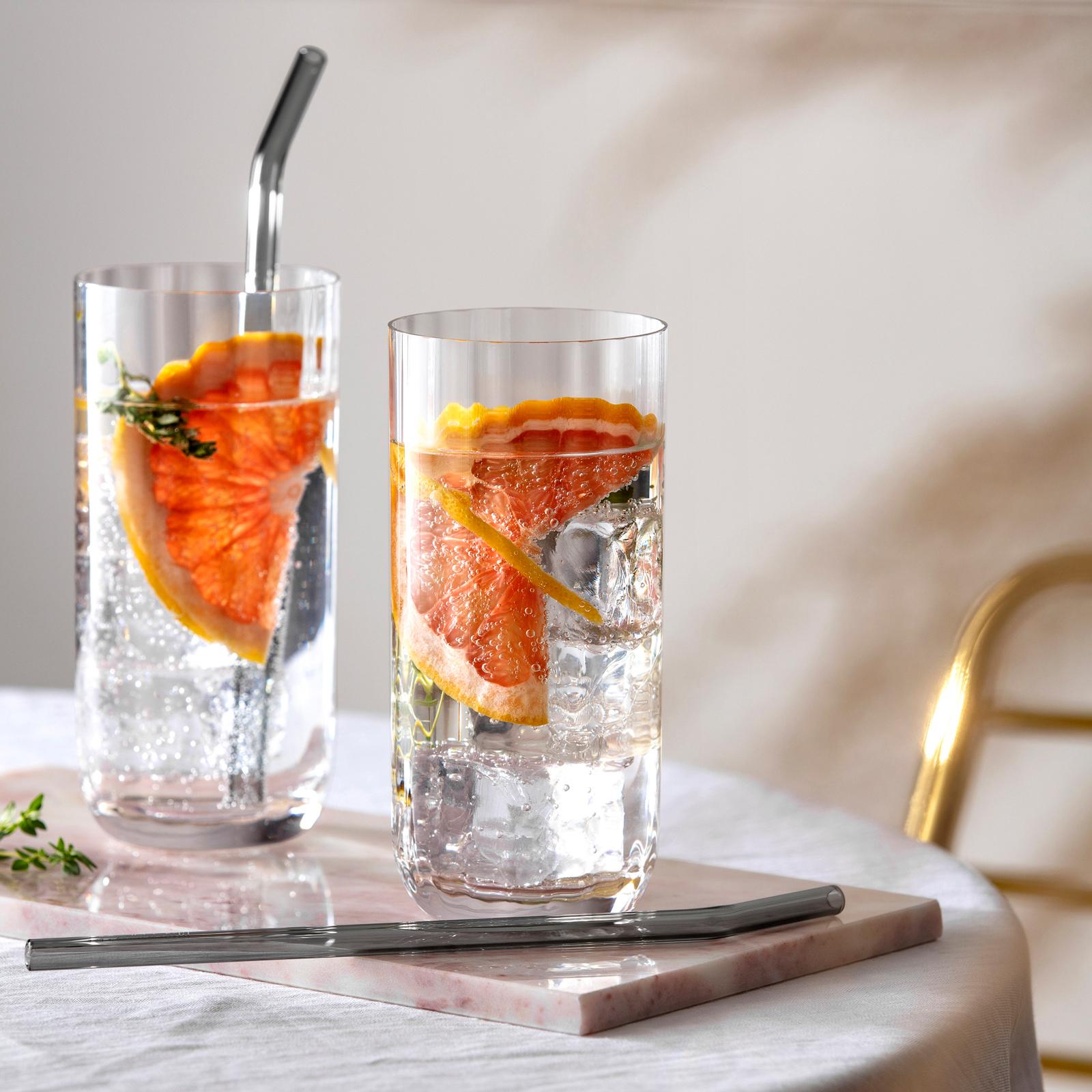 Rose Garden Highball Glass, Set of 4 16 Rose Garden Highball Glass, Set of 4