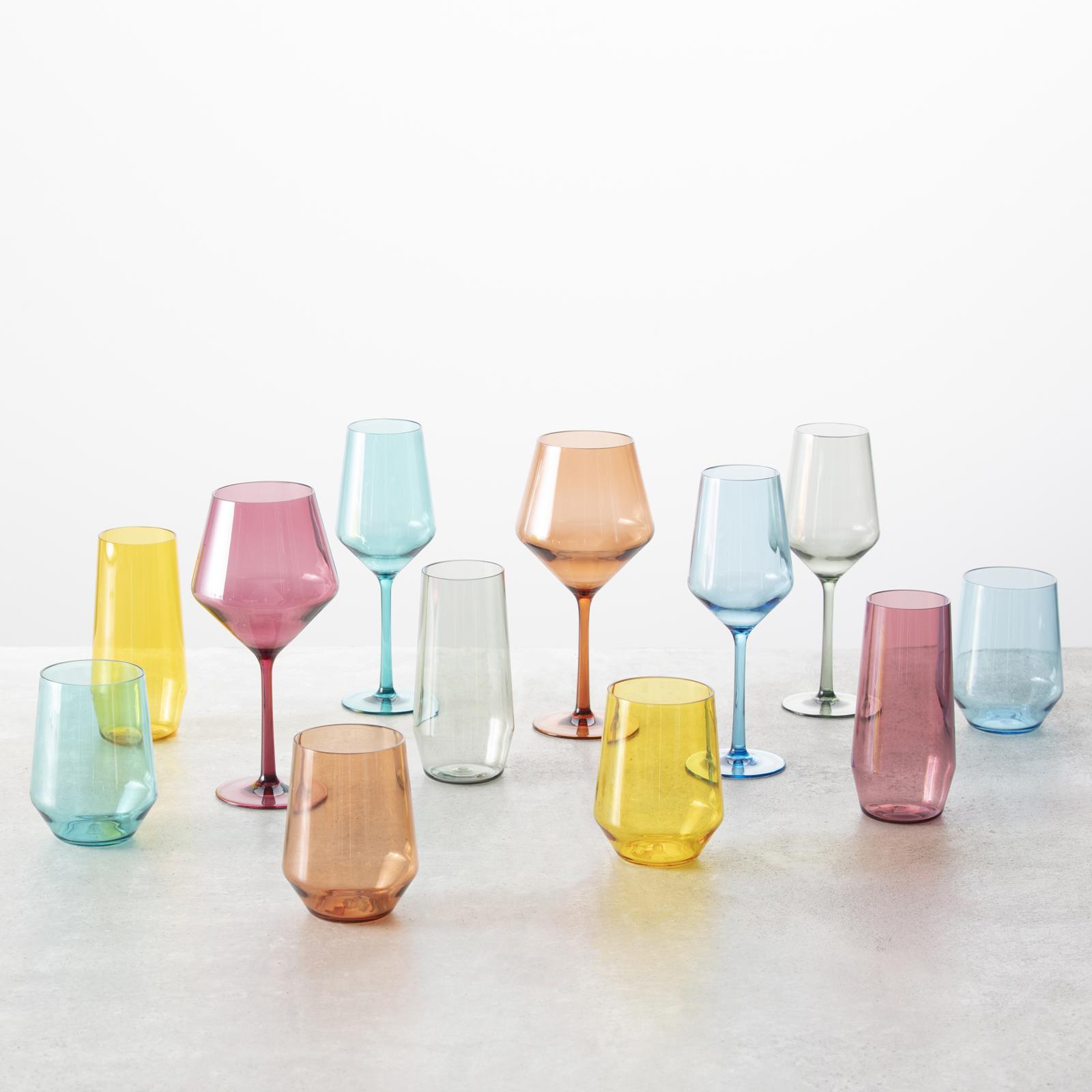 Sole Outdoor Stemless Wine Glass, Set of 6 3 Sole Outdoor Stemless Wine Glass, Set of 6