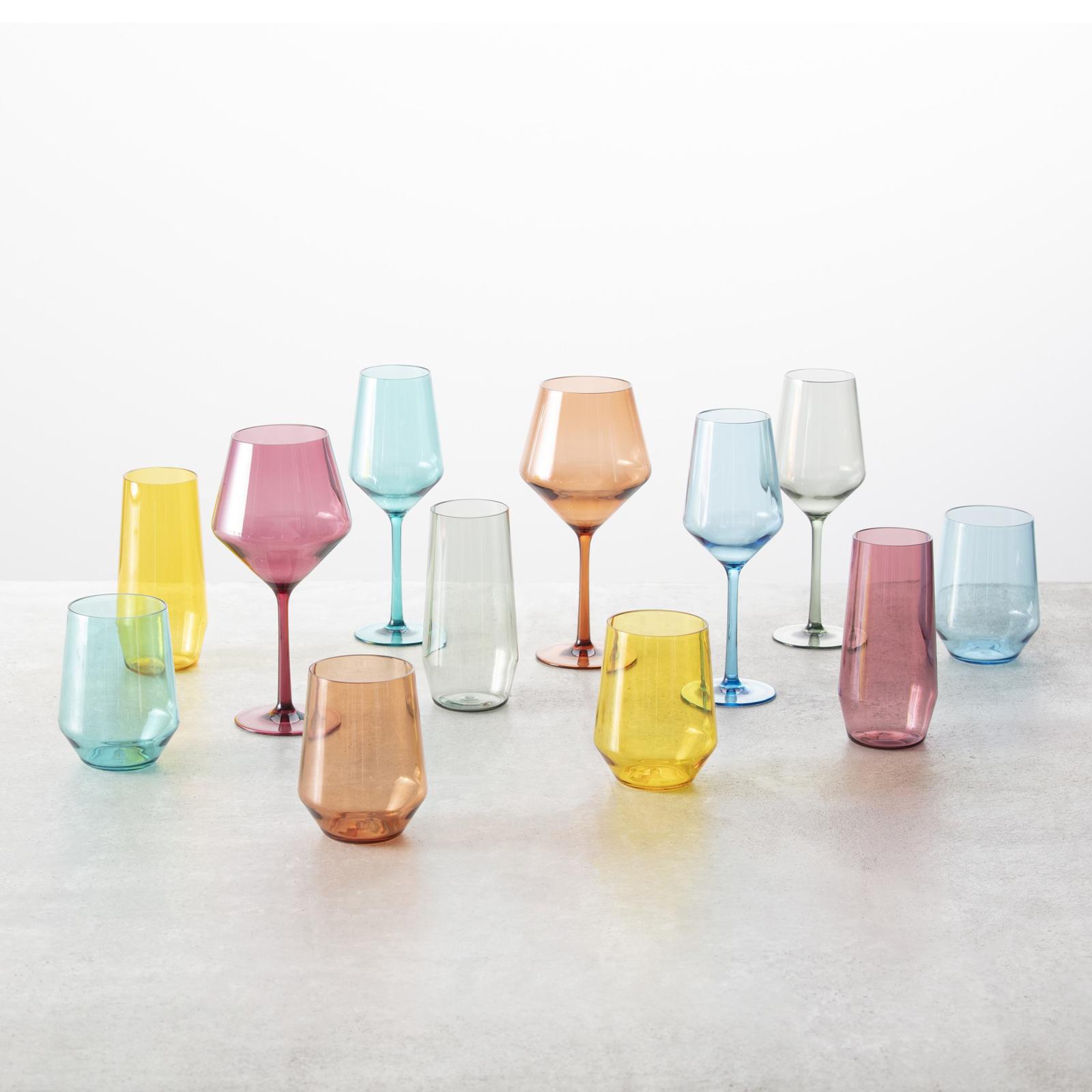 Sole Outdoor Stemless Wine Glass, Set of 6 6 Sole Outdoor Stemless Wine Glass, Set of 6