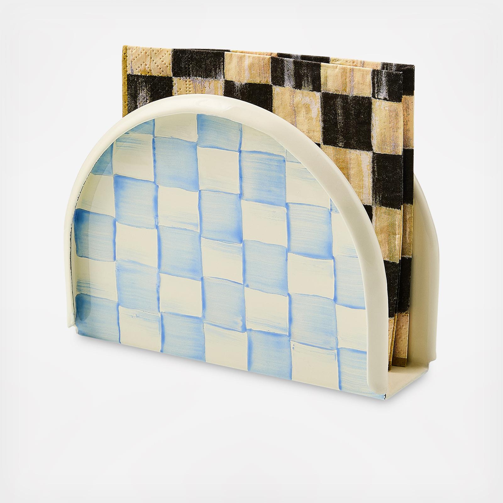 Sky Check Napkin Holder 2 Sky Check Napkin Holder