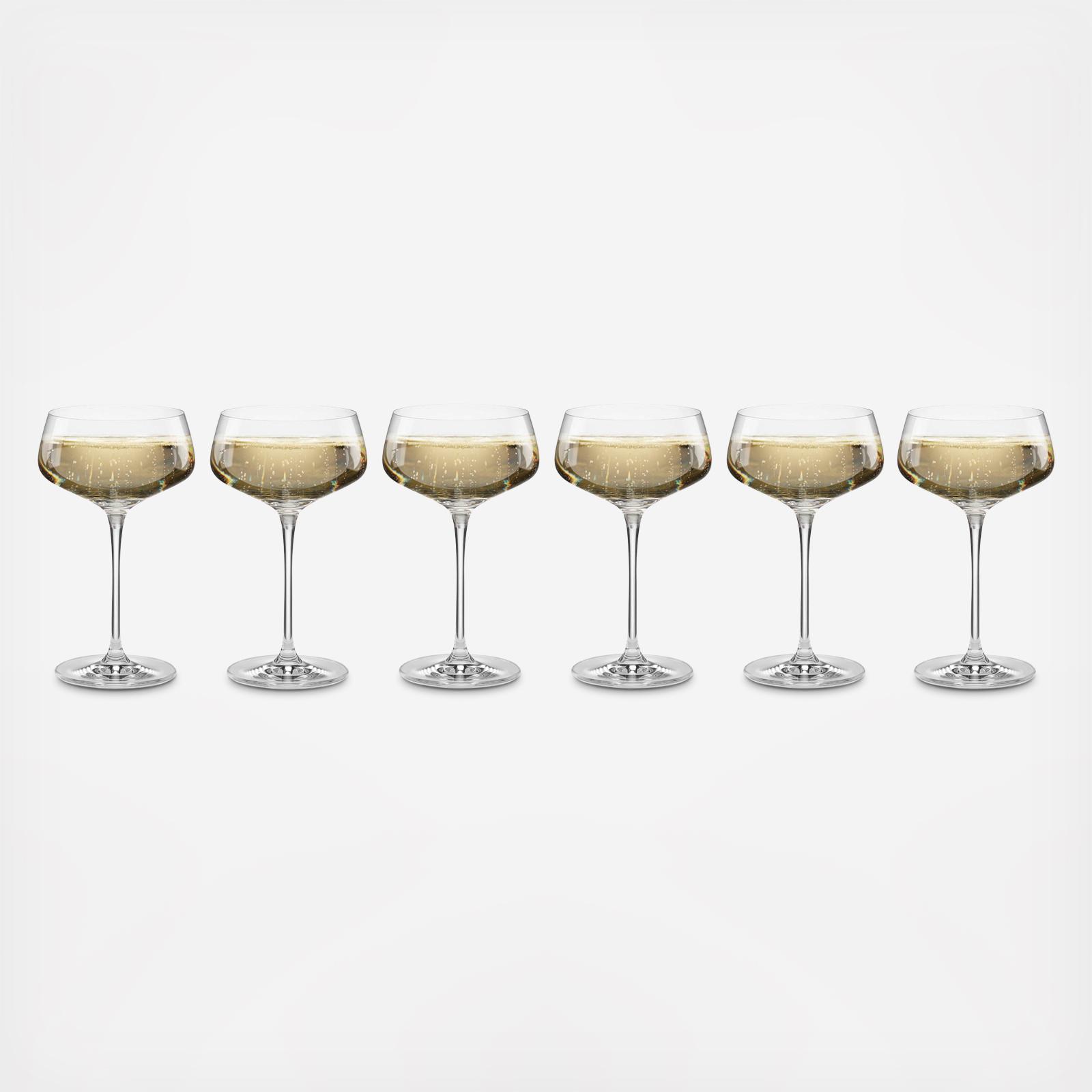 Tuscany Classics Angled Coupe Glass, Set of 6 3 Tuscany Classics Angled Coupe Glass, Set of 6