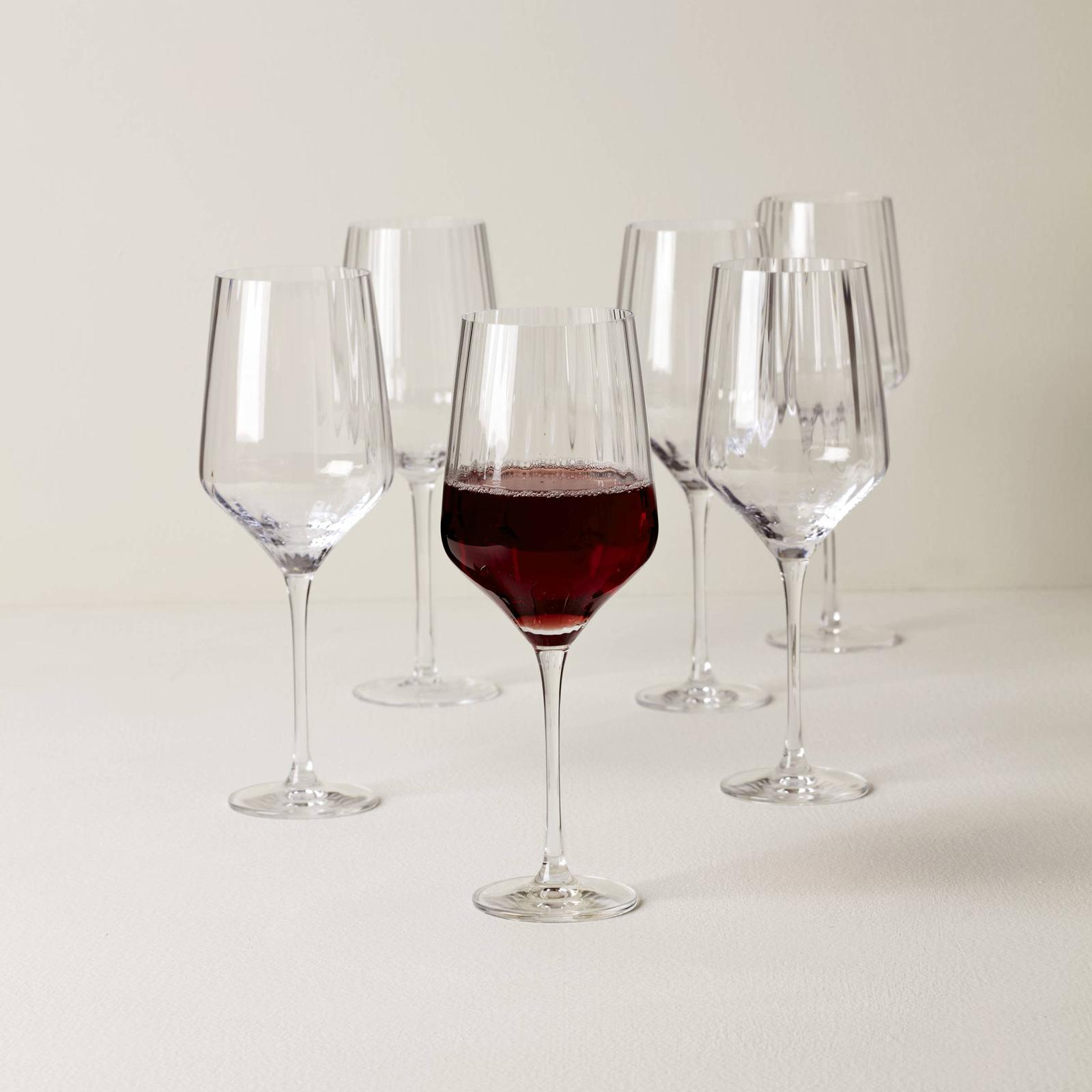 Tuscany Classics Angled Optic Wine Glass, Set of 6 8 Tuscany Classics Angled Optic Wine Glass, Set of 6