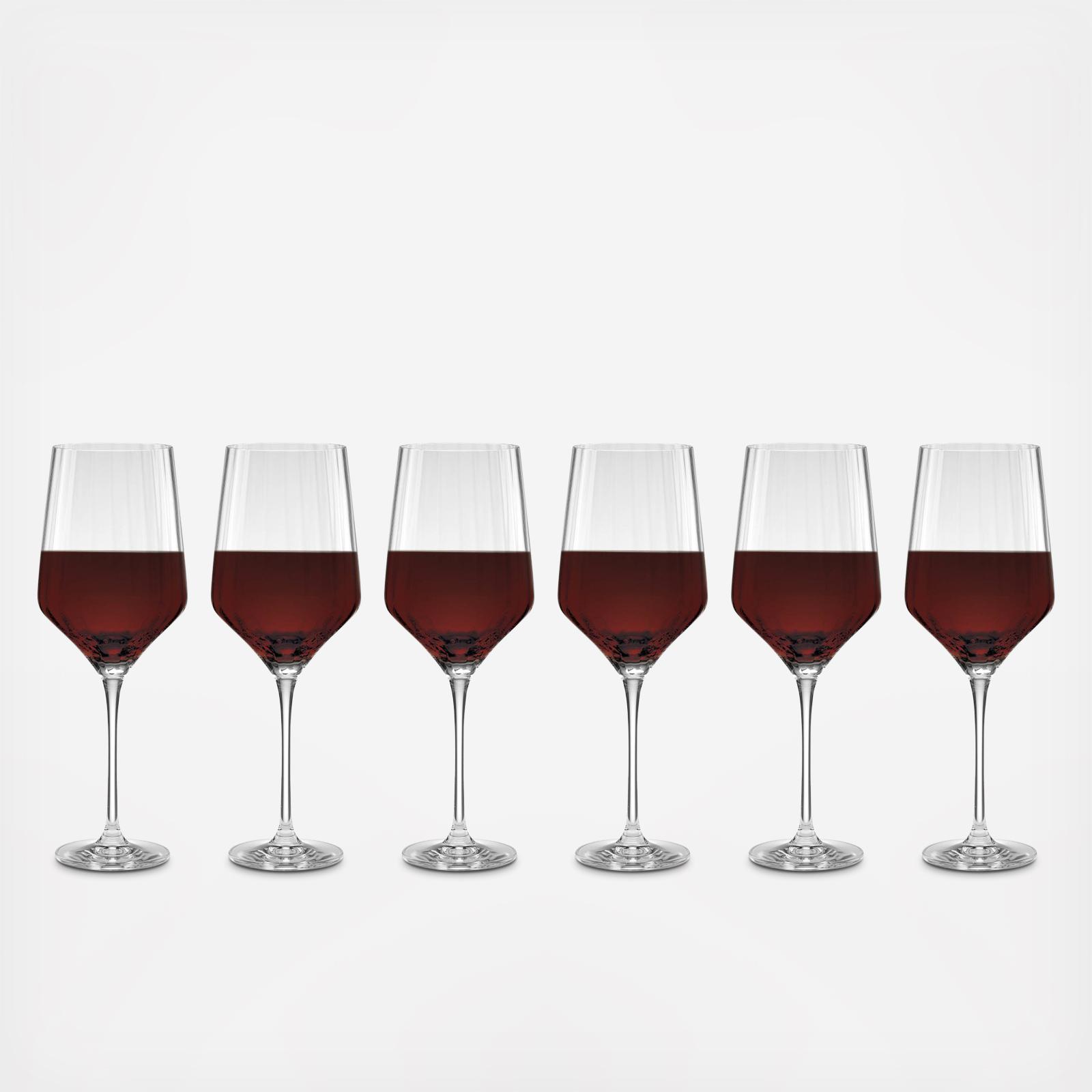 Tuscany Classics Angled Optic Wine Glass, Set of 6 3 Tuscany Classics Angled Optic Wine Glass, Set of 6