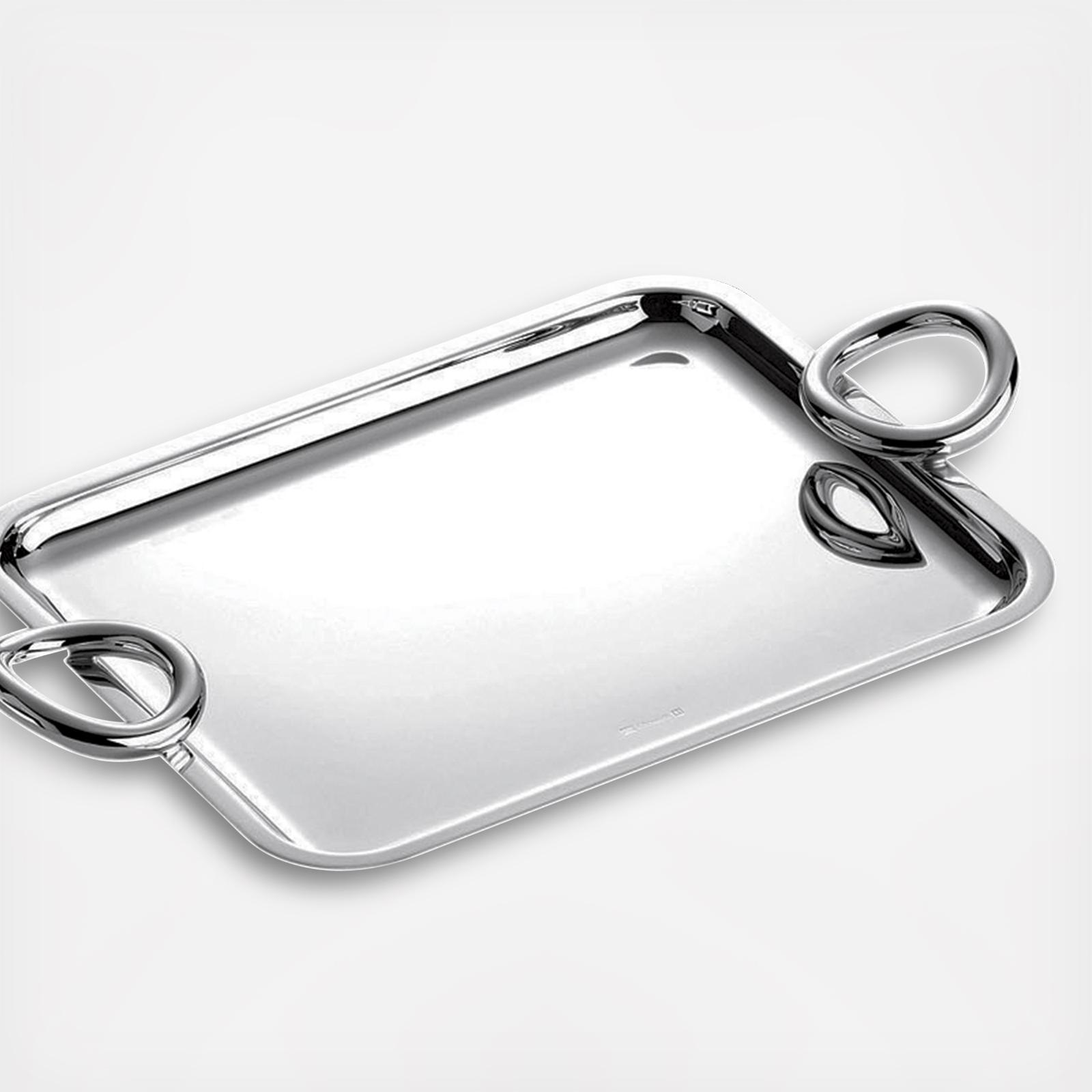 Vertigo Silver-Plated Small Hosting Tray 2 Vertigo Silver-Plated Small Hosting Tray