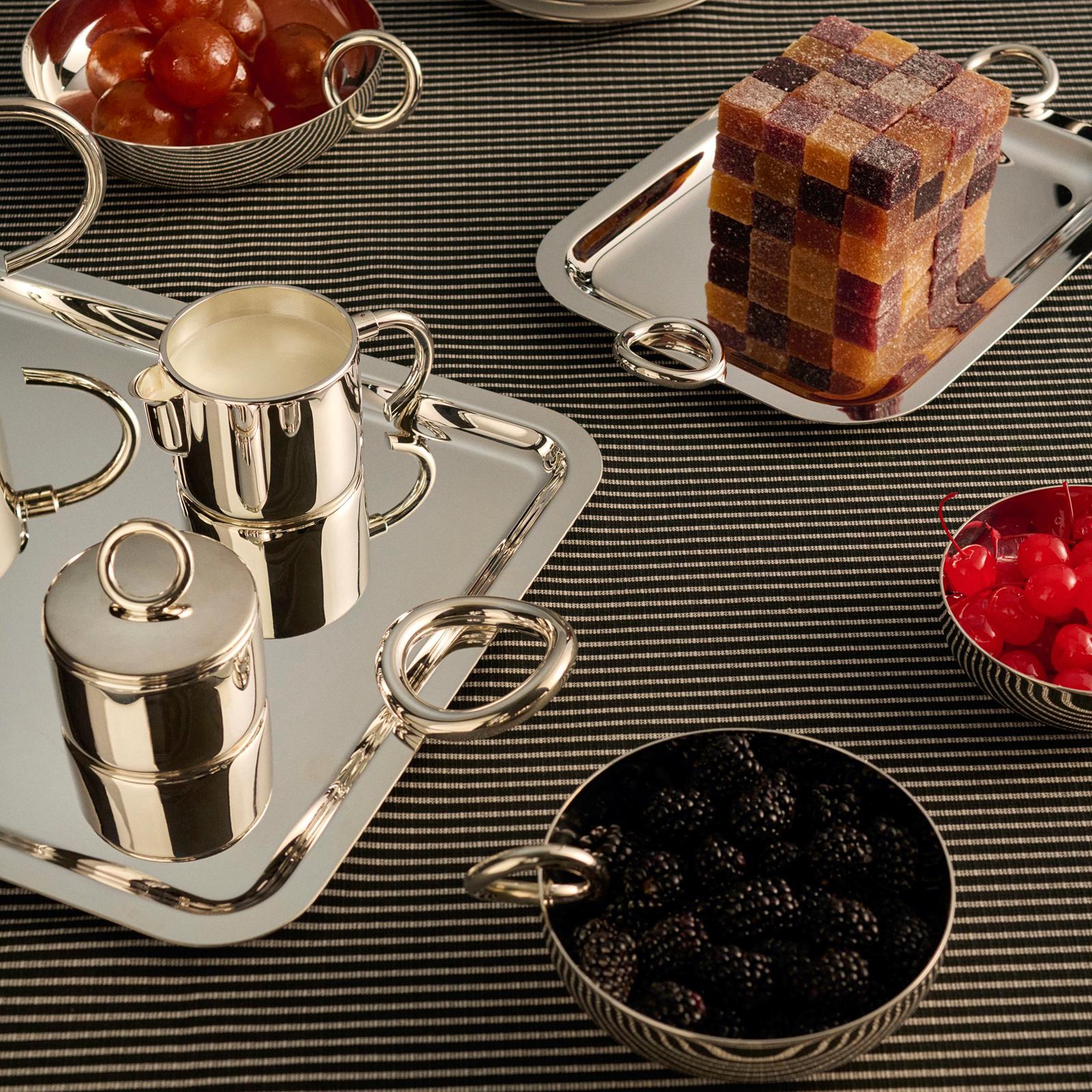 Vertigo Silver-Plated Small Hosting Tray 6 Vertigo Silver-Plated Small Hosting Tray