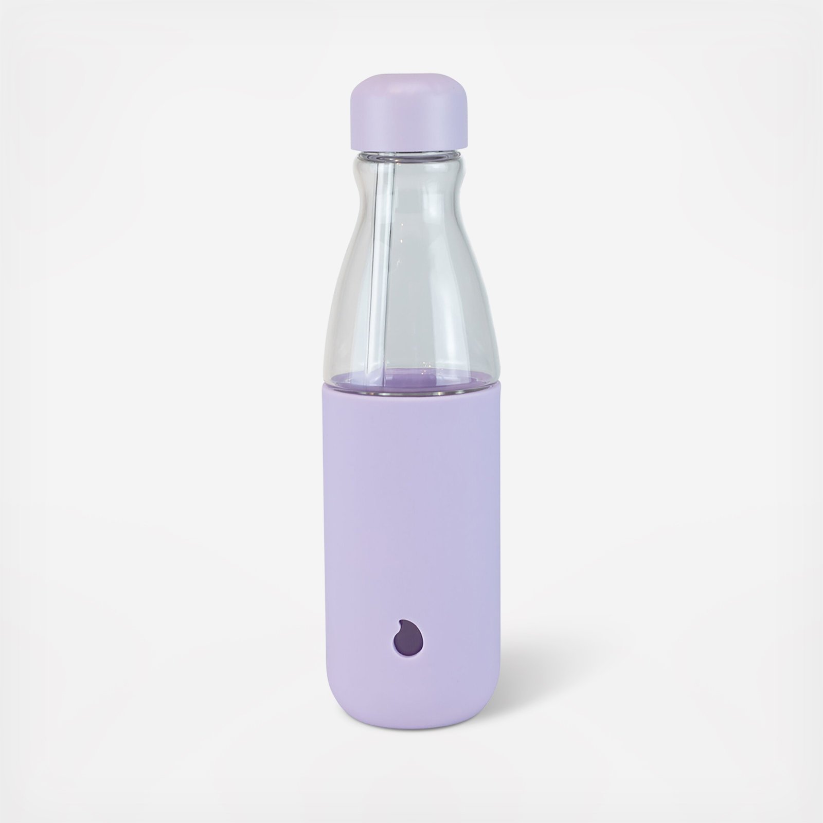 18 oz. Glass Original Bottle with Straw 2 18 oz. Glass Original Bottle with Straw