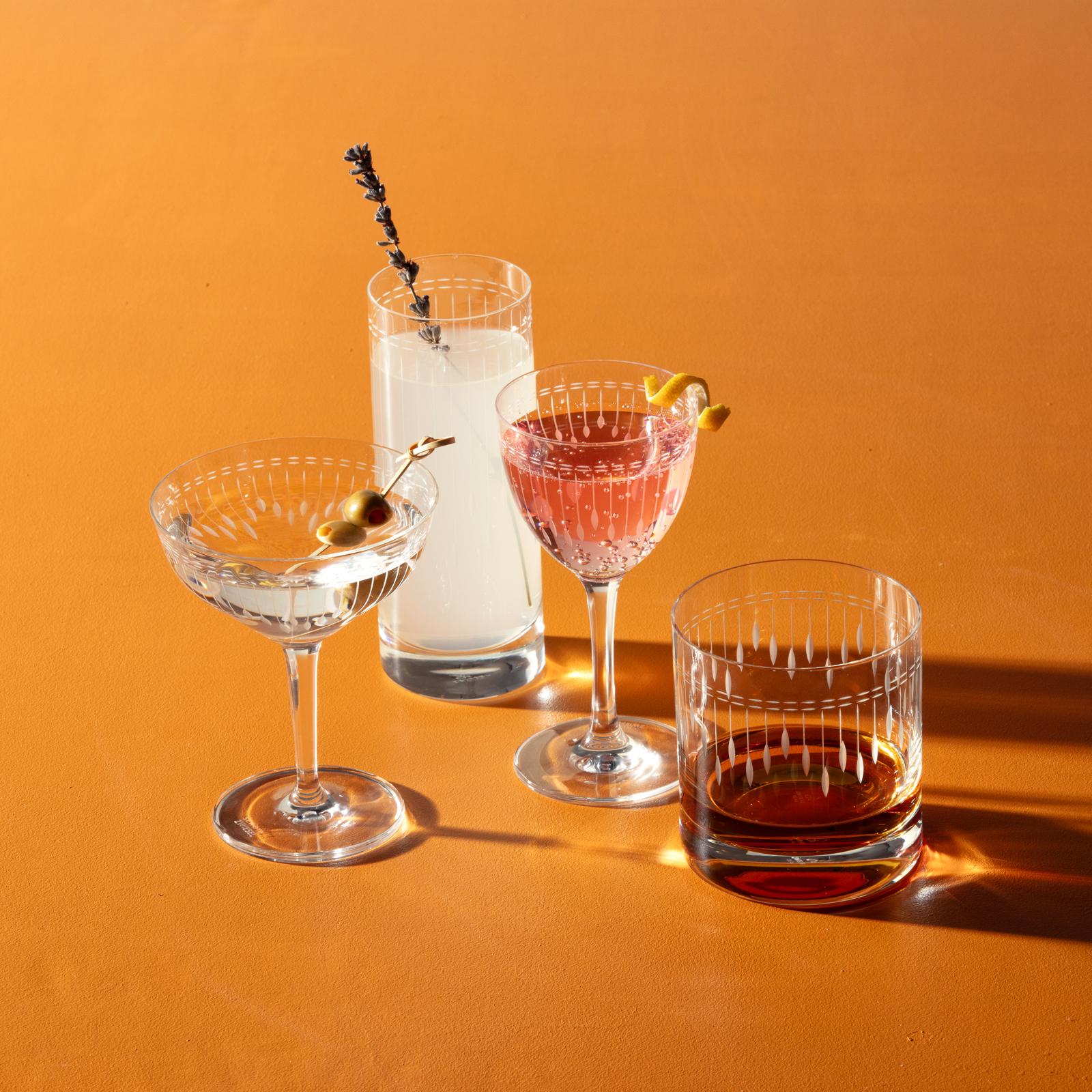 Vanity Double Old Fashioned Glass, Set of 6 3 Vanity Double Old Fashioned Glass, Set of 6