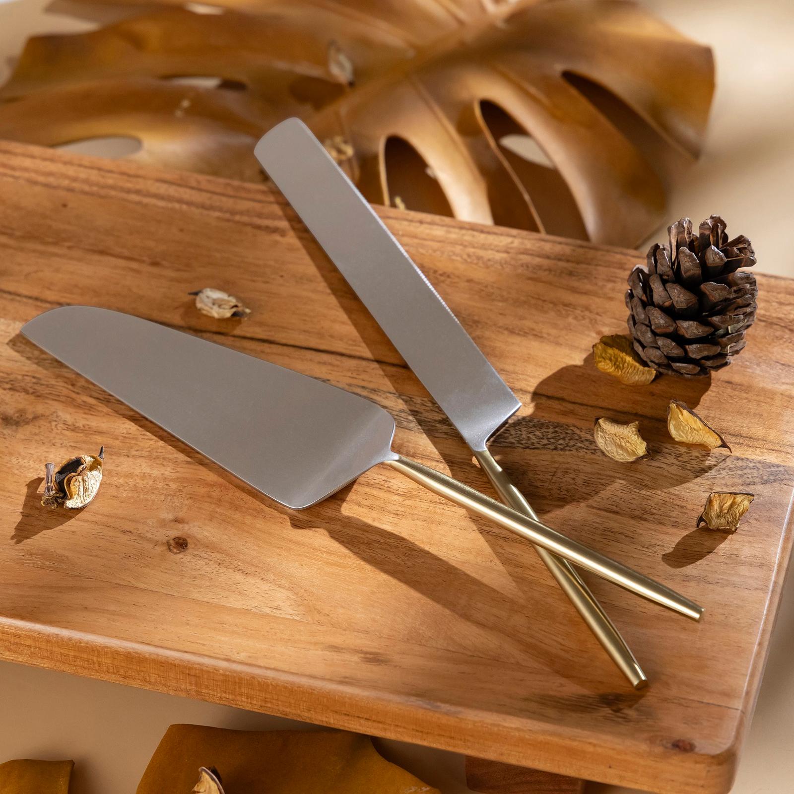 2-Piece Stainless Steel Dessert Set