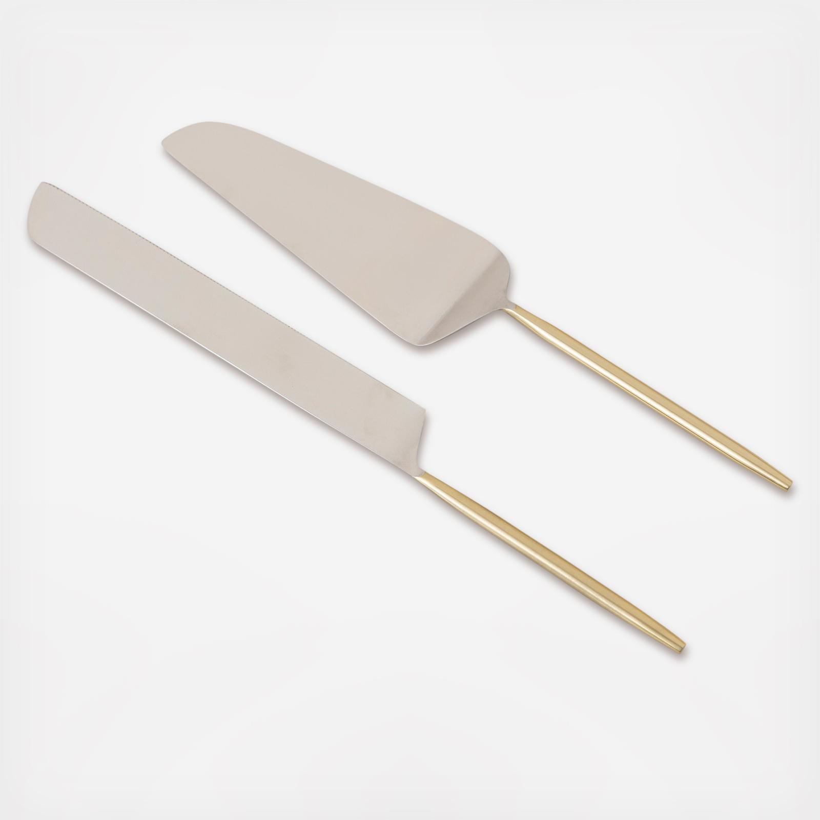 2-Piece Stainless Steel Dessert Set