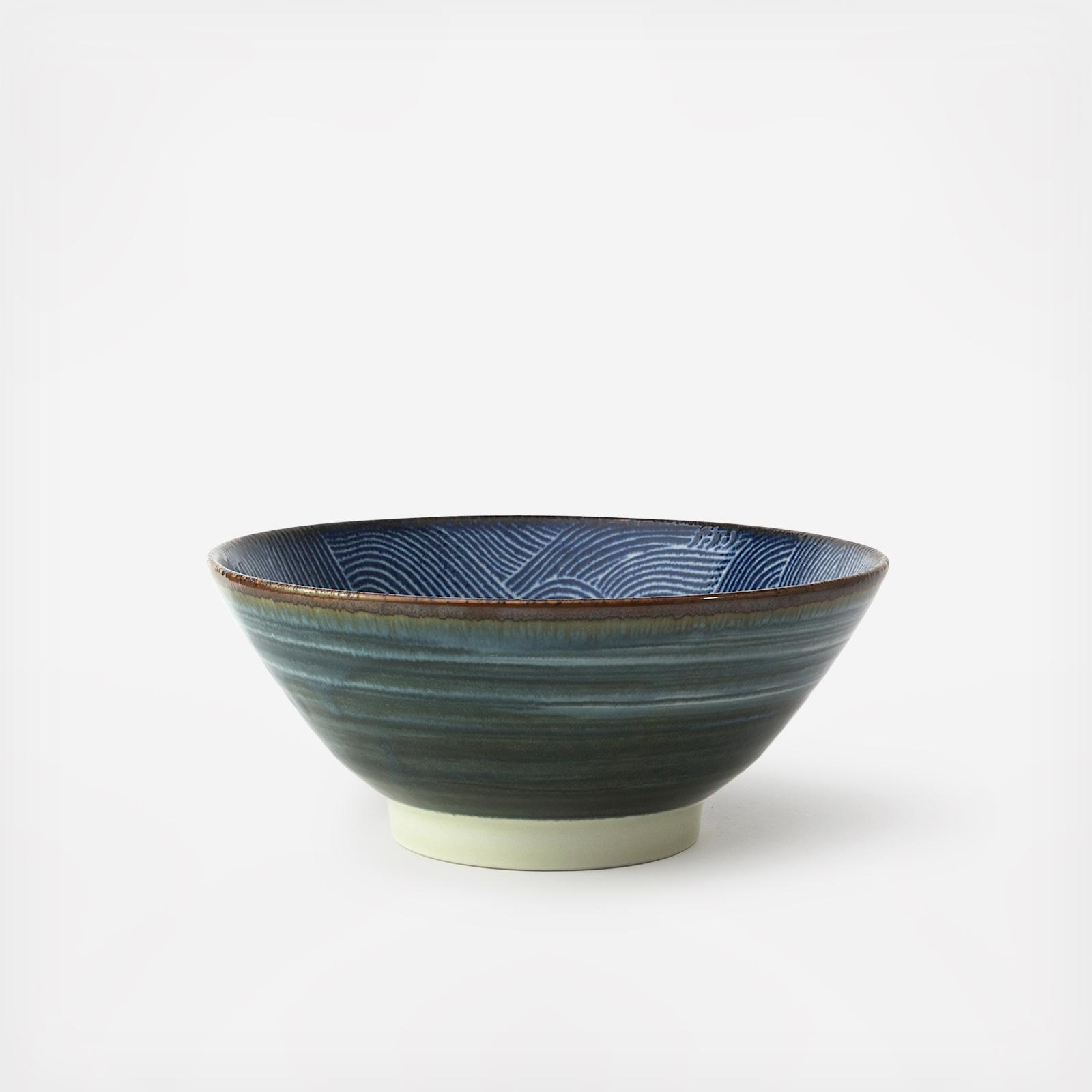 Aranami Blue Wave Noodle Bowl, Set of 4 7 Aranami Blue Wave Noodle Bowl, Set of 4