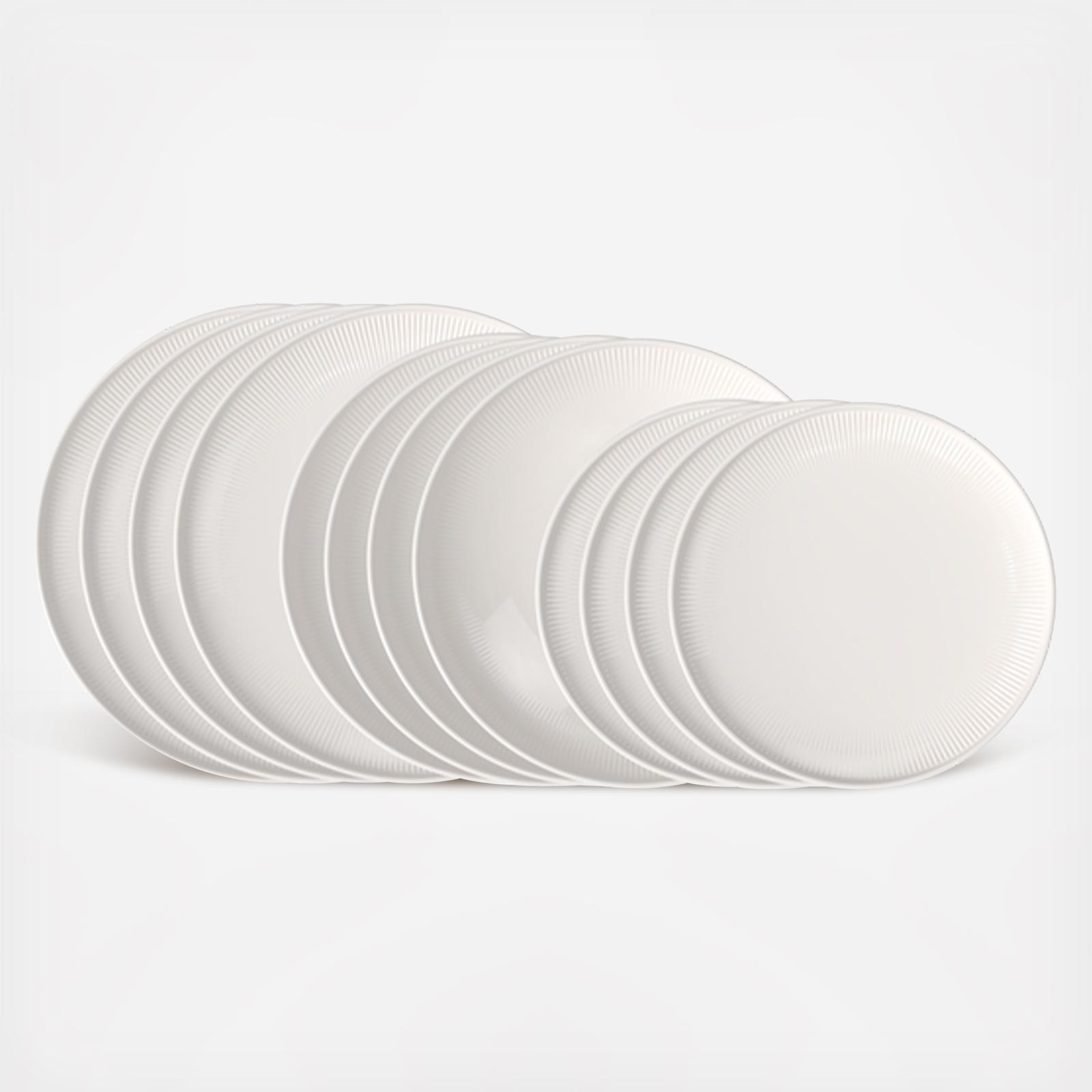 Afina 12-Piece Dinnerware Set, Service for 4 2 Afina 12-Piece Dinnerware Set, Service for 4