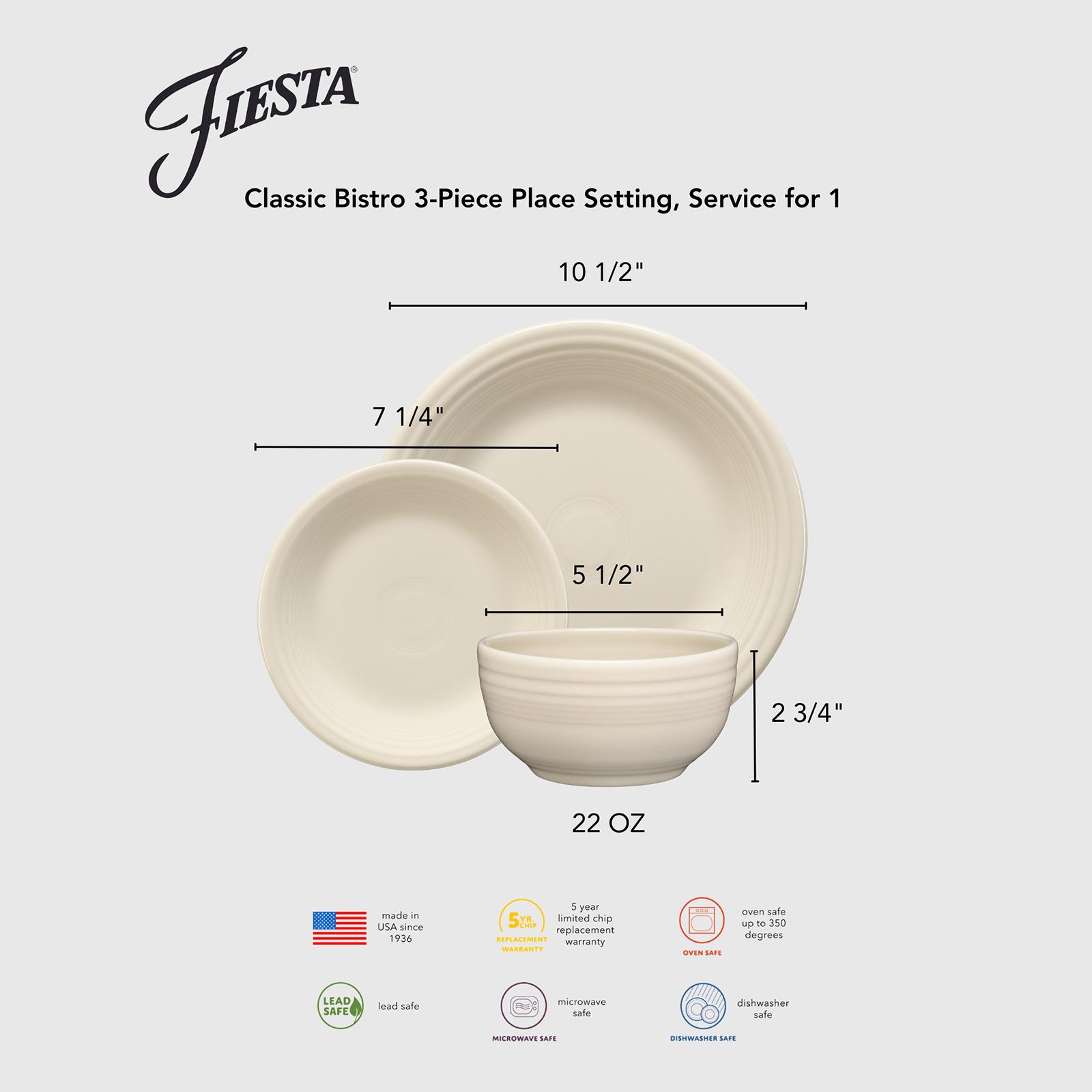 Americana 3-Piece Classic Bistro Place Setting, Service for 1 4 Americana 3-Piece Classic Bistro Place Setting, Service for 1