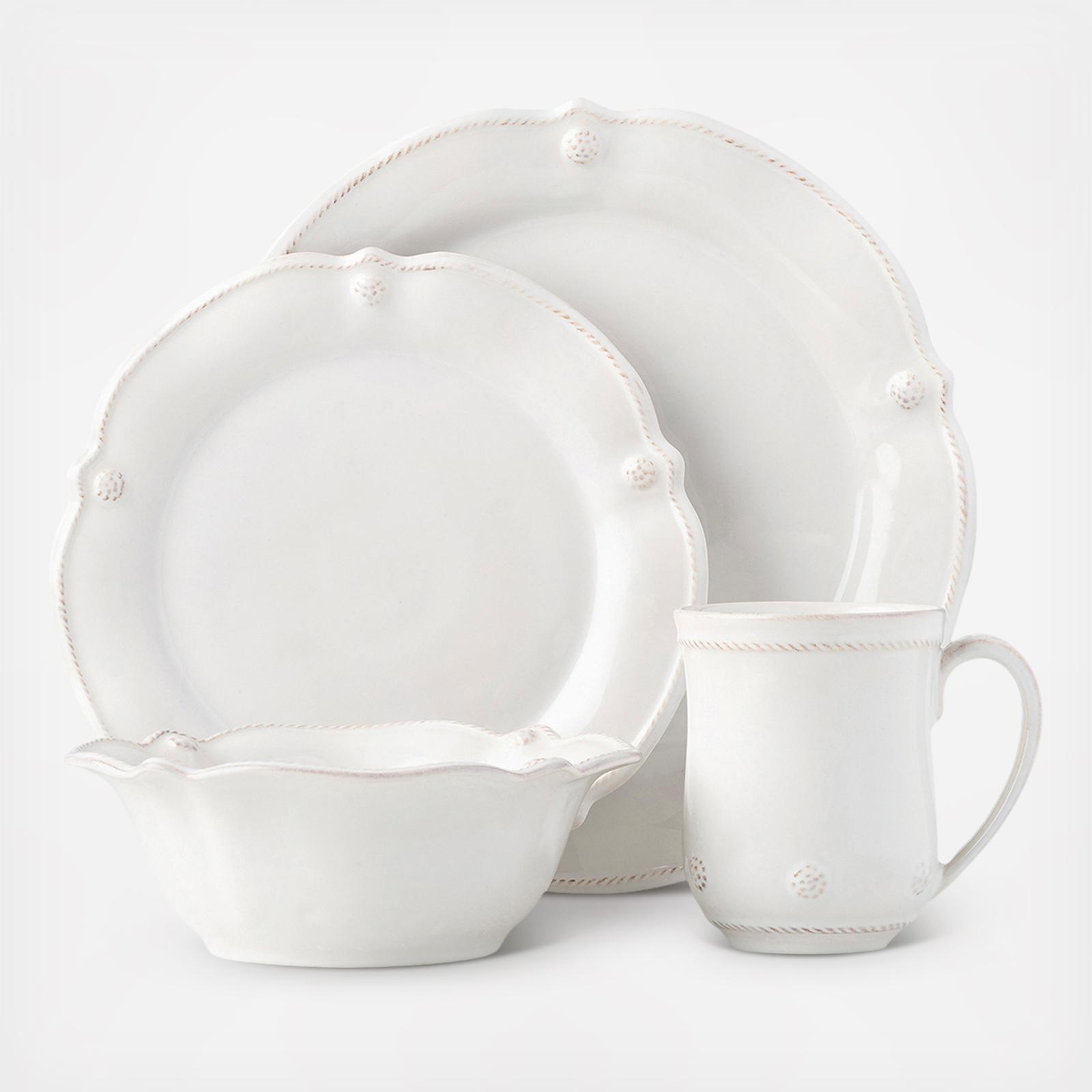 Berry & Thread Flared 4-Piece Place Setting, Service for 1 9 Berry & Thread Flared 4-Piece Place Setting, Service for 1
