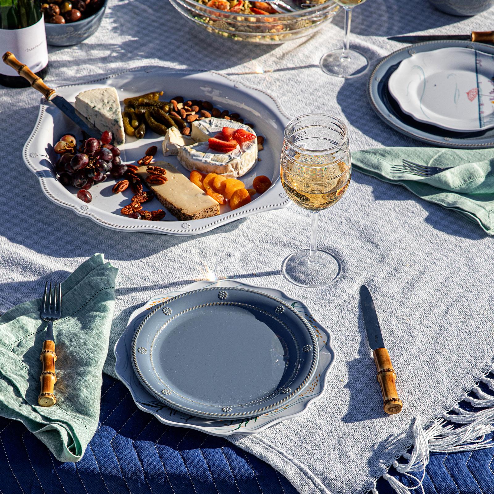 Berry & Thread Melamine Round Platter 4 Berry & Thread Melamine Round Platter