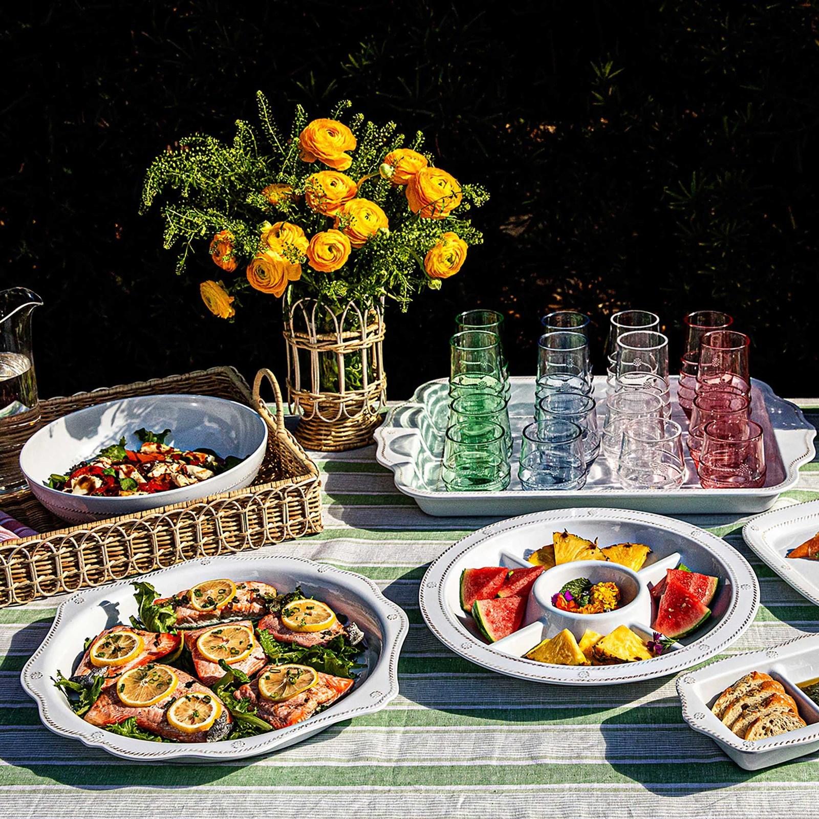 Berry & Thread Melamine Round Platter 8 Berry & Thread Melamine Round Platter