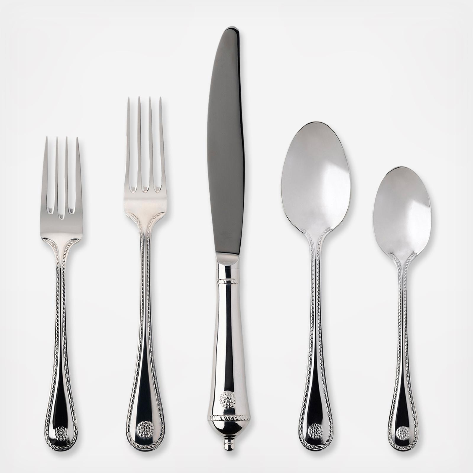 Berry & Thread Polished 5-Piece Place Setting, Service for 1 4 Berry & Thread Polished 5-Piece Place Setting, Service for 1