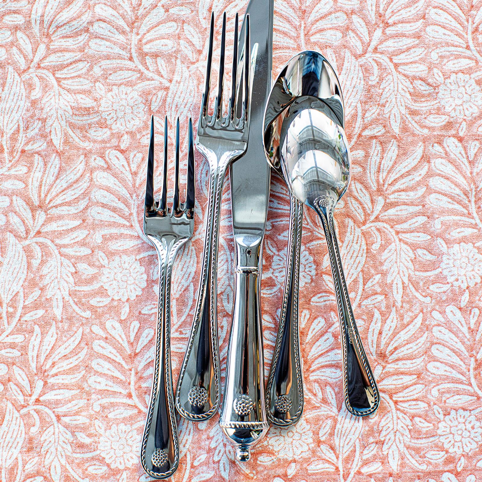Berry & Thread Polished 5-Piece Place Setting, Service for 1 2 Berry & Thread Polished 5-Piece Place Setting, Service for 1